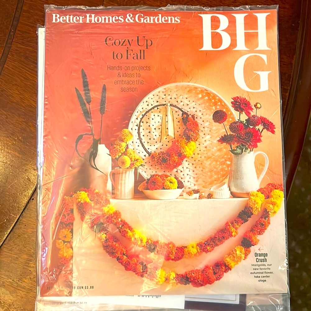 BHG Better Home & Gardens Sept 2023 & Oct 2023 editions